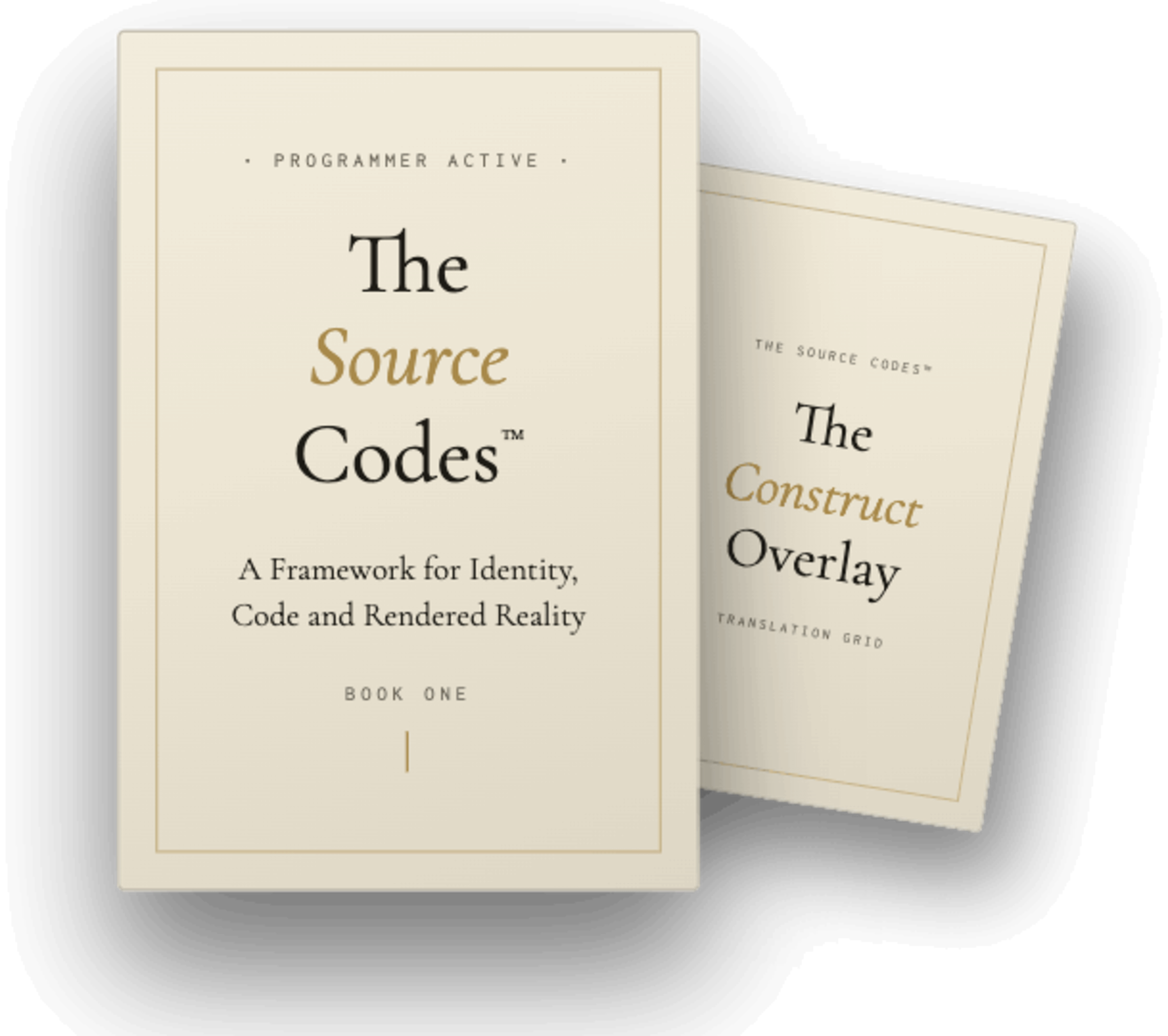 The Source Codes Book One with Overlay Grid
